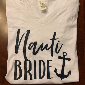 “Nauti Bride” Bachelorette V Neck